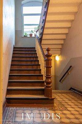 Treppenhaus im alten Stil