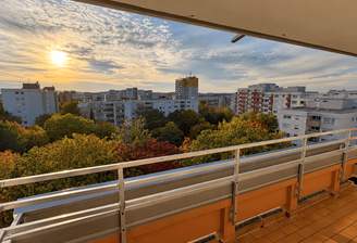 Balkonblick in Germering