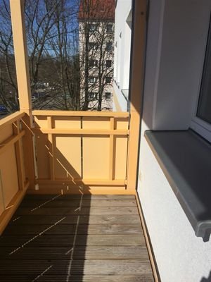 sonniger Balkon