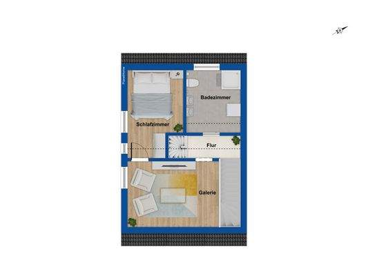 Grundriss Obergeschoss