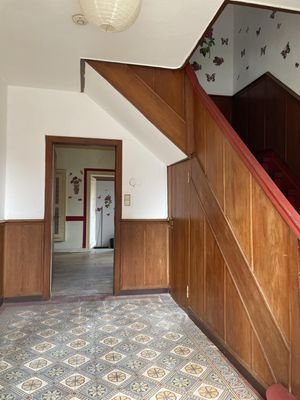 stilvolle Holztreppe
