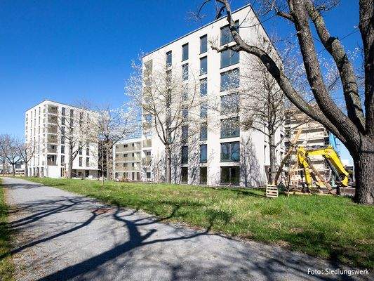 Baufortschritt Haus 4, 6, 7: Blick von Südost