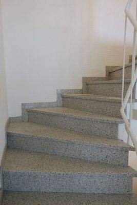 Treppe in die obere Etage