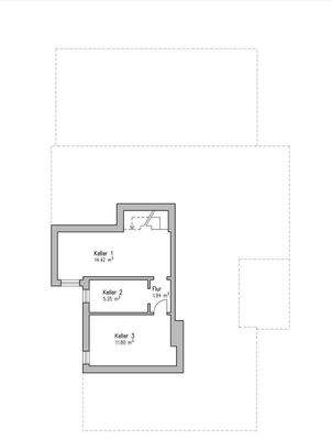 Grundriss Teilkeller