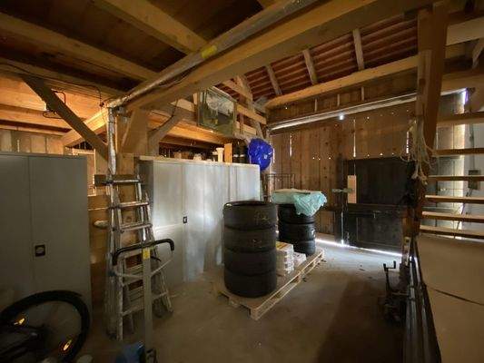Garage in der Remise