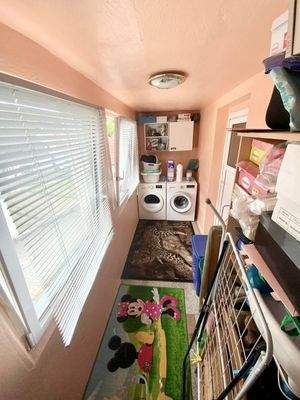 Abstellraum und Waschraum