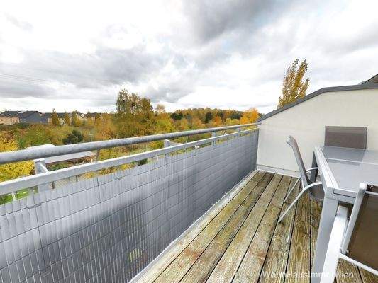 Dachterrasse mit Blick Richtung Rudower Höhe