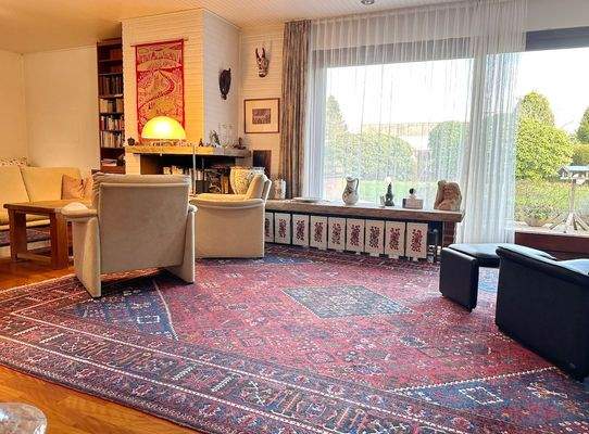 Mit Blick in den Garten und Zugang zur