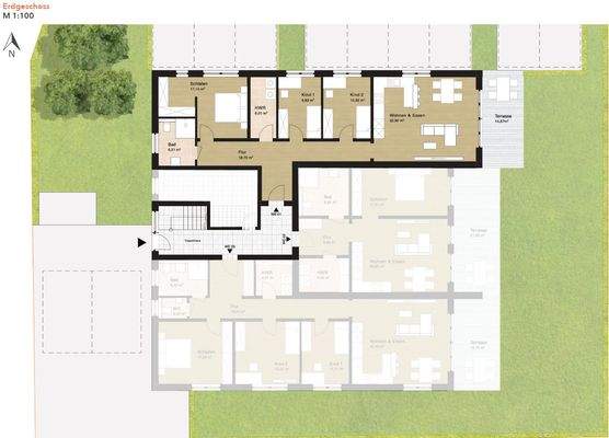 Erdgeschoss Wohnung 1