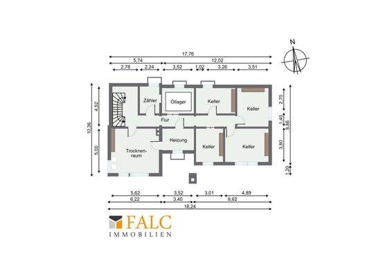 Untergeschoss: Ausgebaut zur  ELW