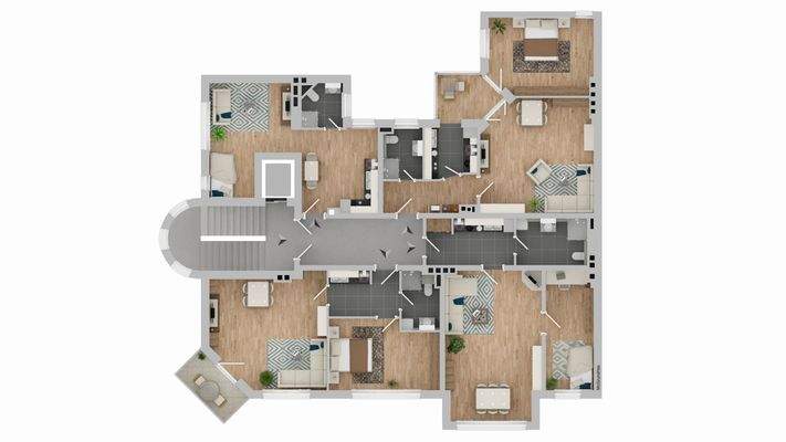 Grundriss 3. Obergeschoss