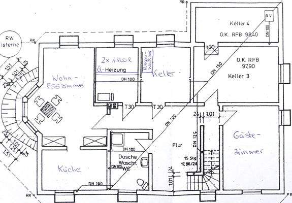 Grundriss Untergeschoss