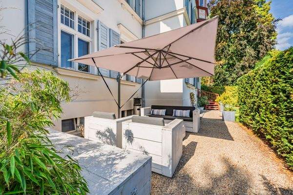 Spacious outdoor terrace