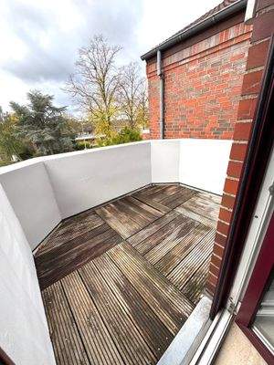 Blick auf den Balkon