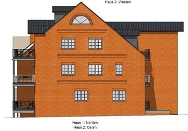 Ansicht Haus 1 Norden
