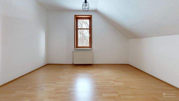 Schlafzimmer Dachgeschoss - Defurnished