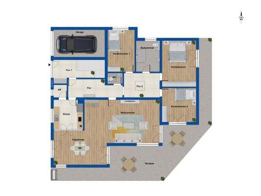 Grundriss Obergeschoss