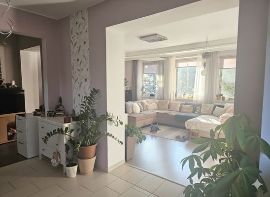 Blick aus dem Esszimmer