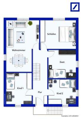 Grundriss Obergeschoss