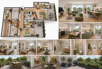 Darstellung Wohnung mit AI erstellt