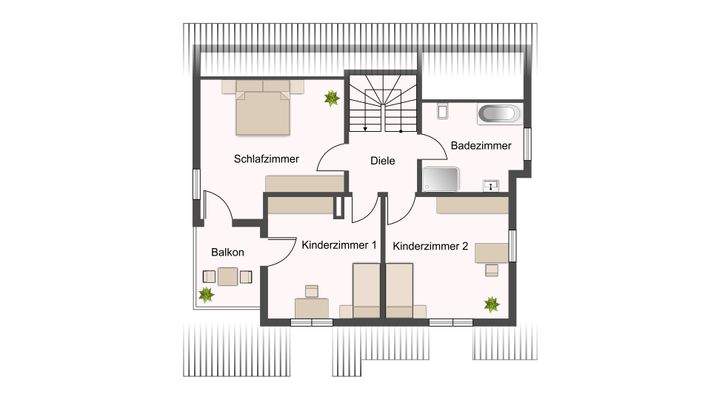Grundriss Dachgeschoss