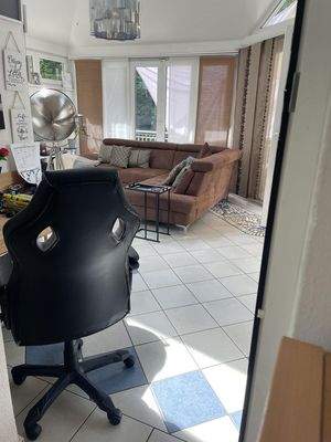 Blick Wintergarten von Küche