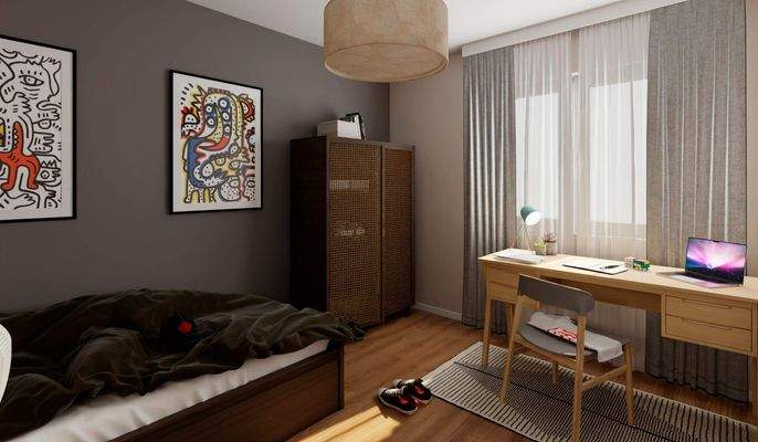 Flexible Nutzungsmöglichkeiten der Zimmer