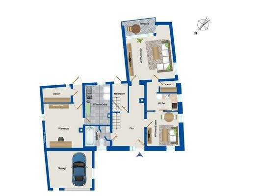 Grundriss Erdgeschoss