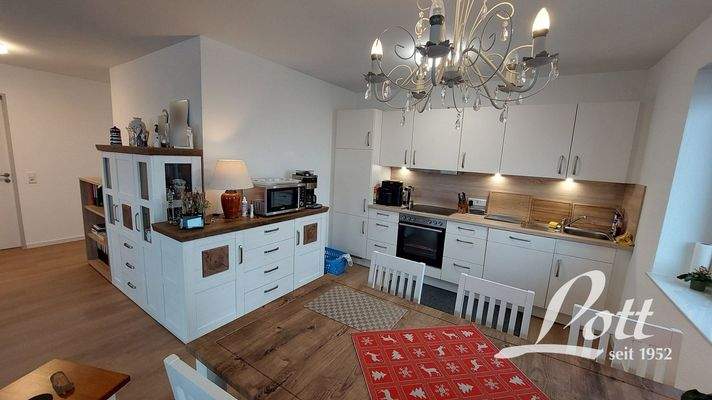 Wohn- und Essbereich mit Küche