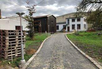 Blick auf das Grundstück