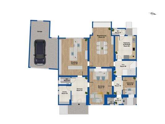 Grundriss Erdgeschoss