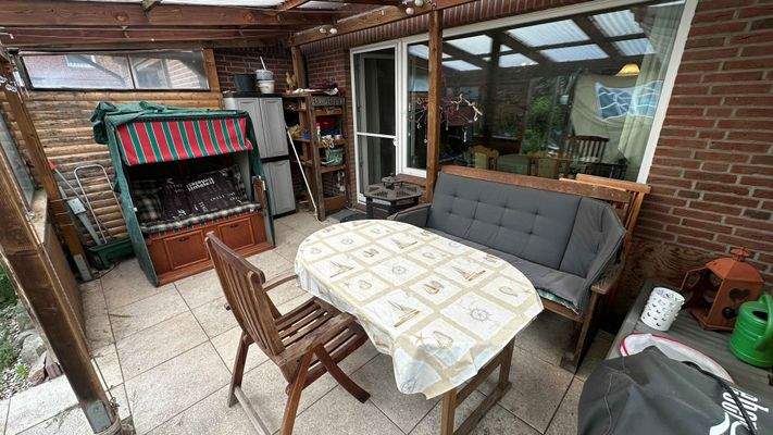 Überdachte Terrasse