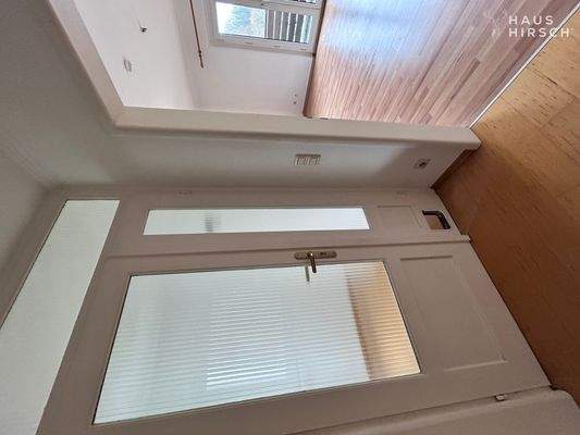 Schlafzimmer vom Flur aus