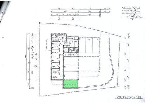 Grundriss Kellgeschoss komplett