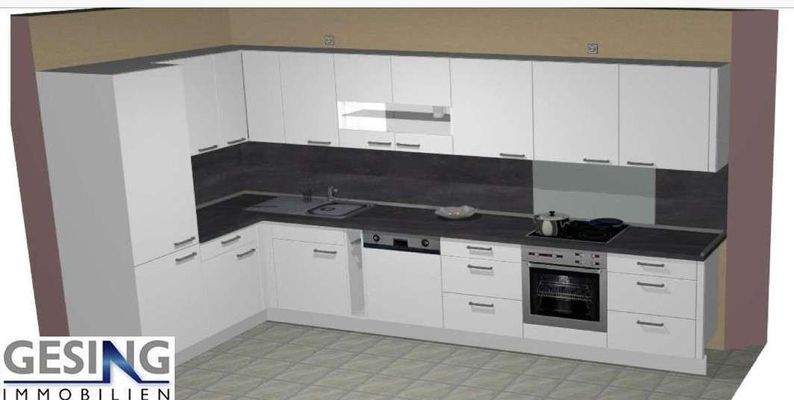 moderne Einbauküche