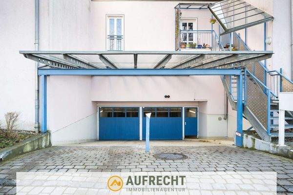 Einfahrt der Tiefgarage 