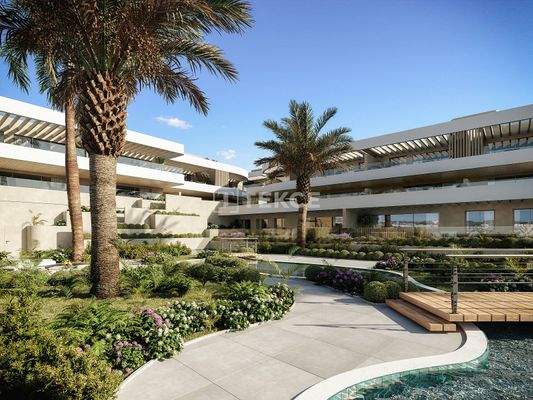 Flats with Spacious Terraces and Pools in Estepona New Golden Mile
