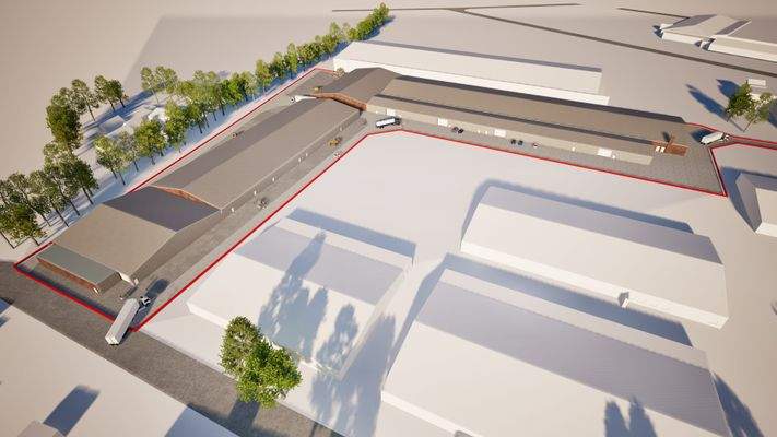 Industriegebiet Draufsicht 1