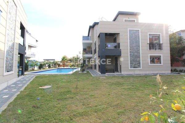 Flats in a Compound with Pool Near Golf Courses in Belek Turkey