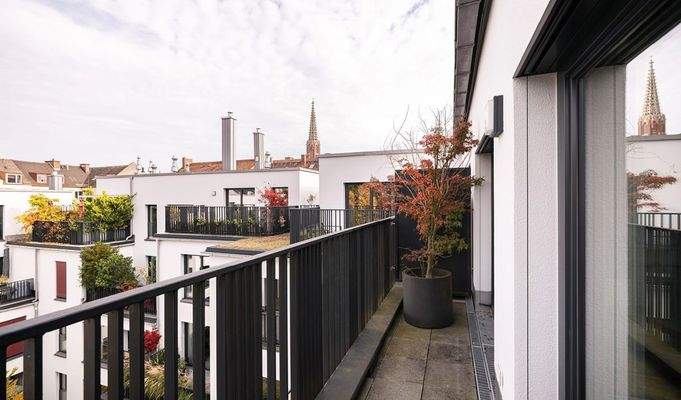 Ausblick in den Innenhof