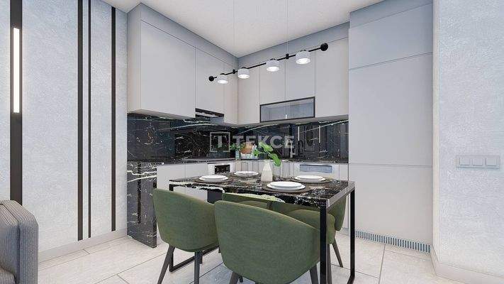 Stylish Apartments in a City View Project in Mahmutlar Alanya