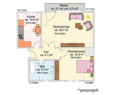 Grundriss (gespiegelt)