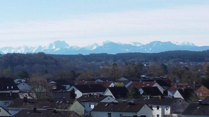 Blick aus der Wohnung
