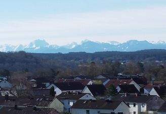 Blick aus der Wohnung