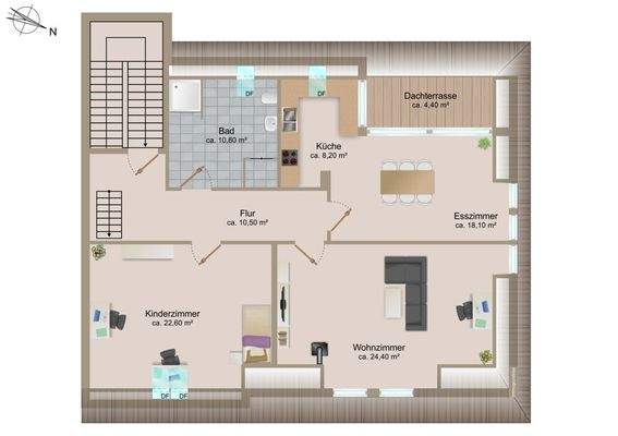 Grundriss 2. Obergeschoss