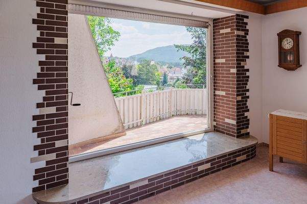 Panoramafenster, Balkon