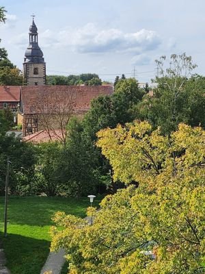 Blick vom Balkon