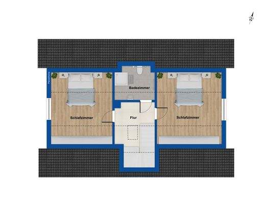 Grundriss - Dachgeschoss