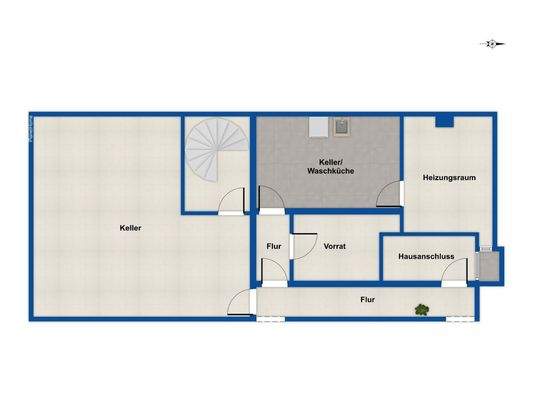 Grundriss Kellergeschoss