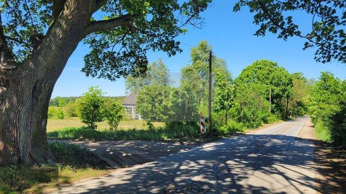 Einfahrt zum Ferienhausgebiet